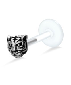 Tiger Face Shaped Labrets Push-in LA-1005